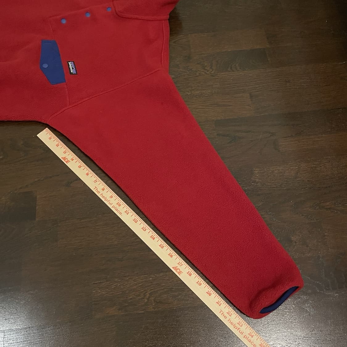 20s 파타고니아 신칠라 스냅-T 레드/네이비 상품이미지3