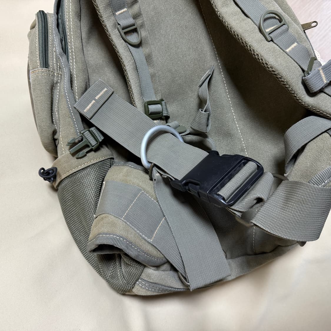 디젤 캔버스 밀리터리 백팩 상품이미지5