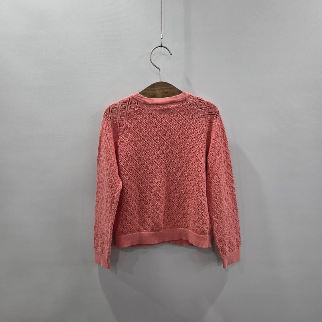 봉통 여아 펀칭 니트 가디건 6  상품이미지3