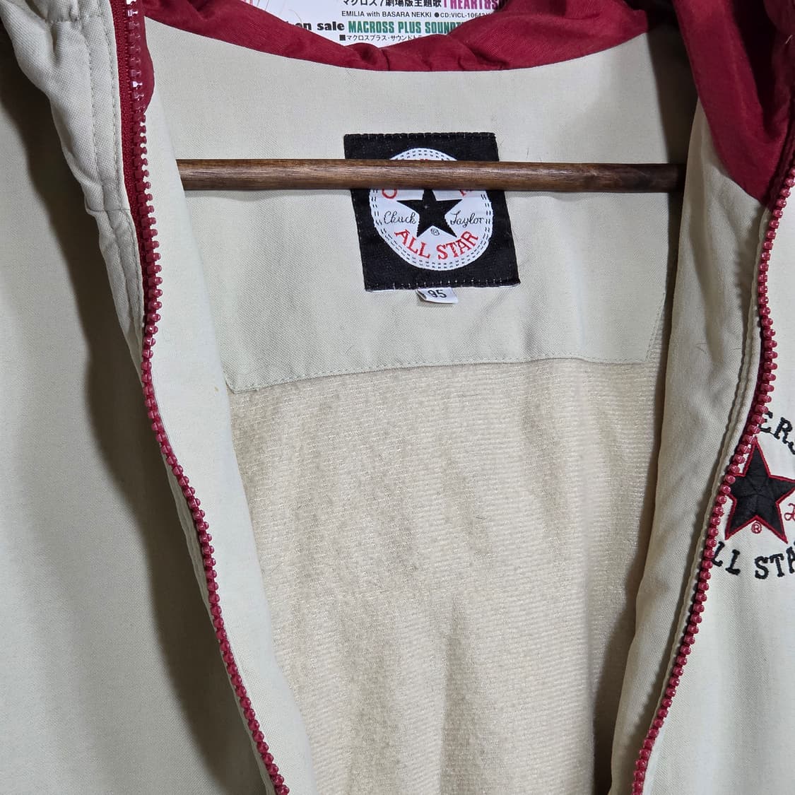 컨버스 올스타 베이지 올드스쿨 안기모 패디드 점퍼 상품이미지10