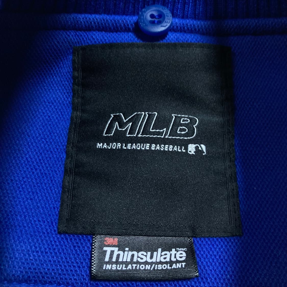 MLB 뉴욕양키스 스펠아웃 블루 바시티 자켓 상품이미지4