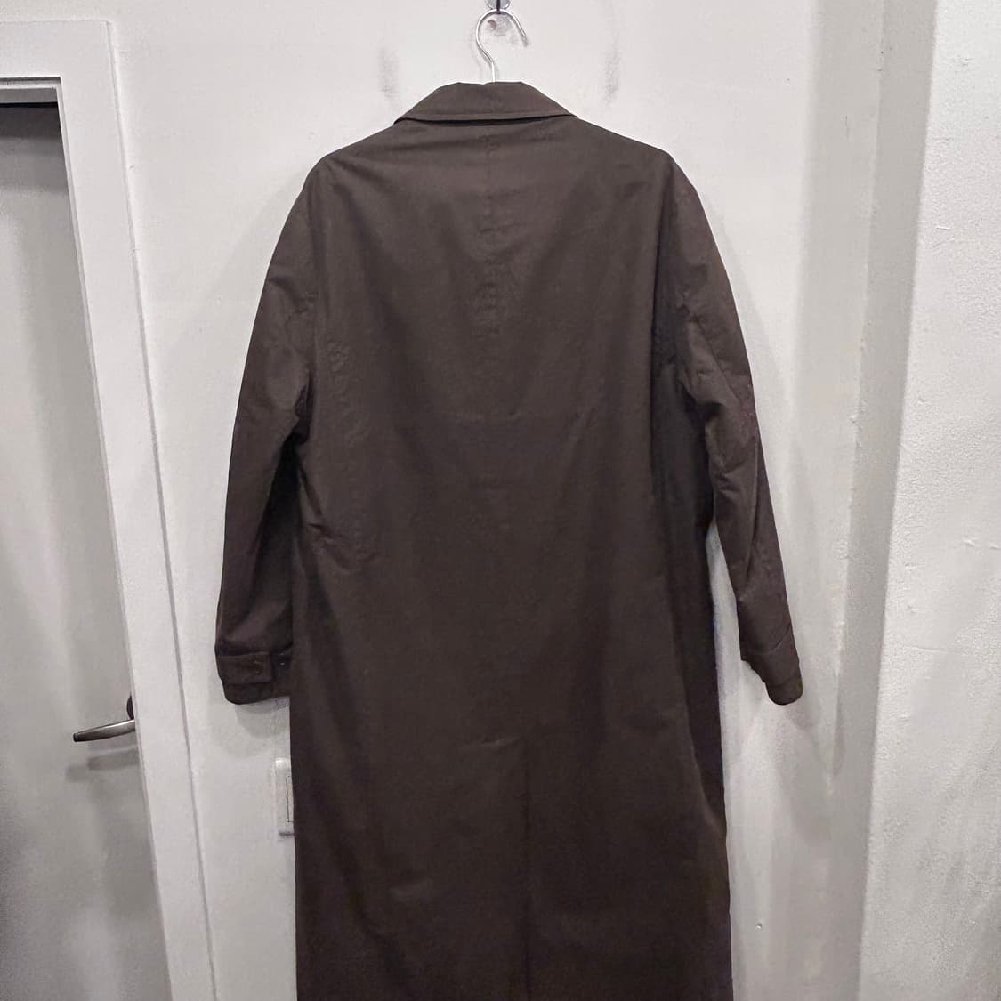 인터메조 왁스코튼 히든버튼 카라 싱글 맥코트 상품이미지5