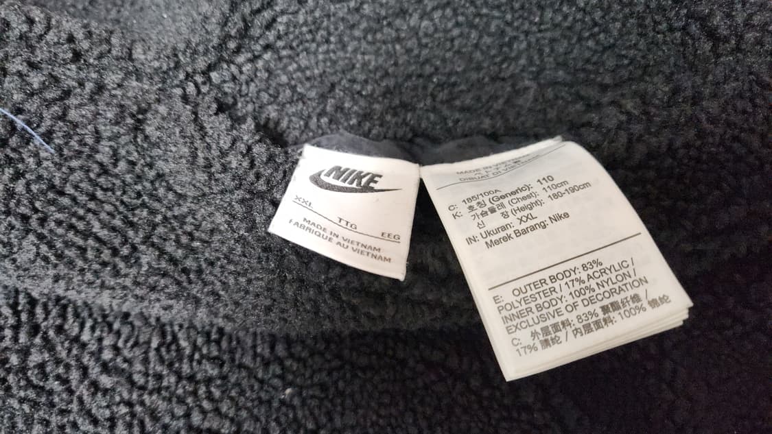 나이키 후리스 블랙 블루 후리스 리버시블 110 상품이미지4