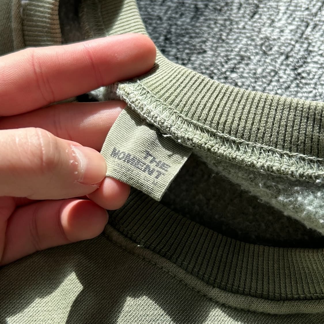 the moment 빈티지 로고 스웻셔츠 상품이미지8