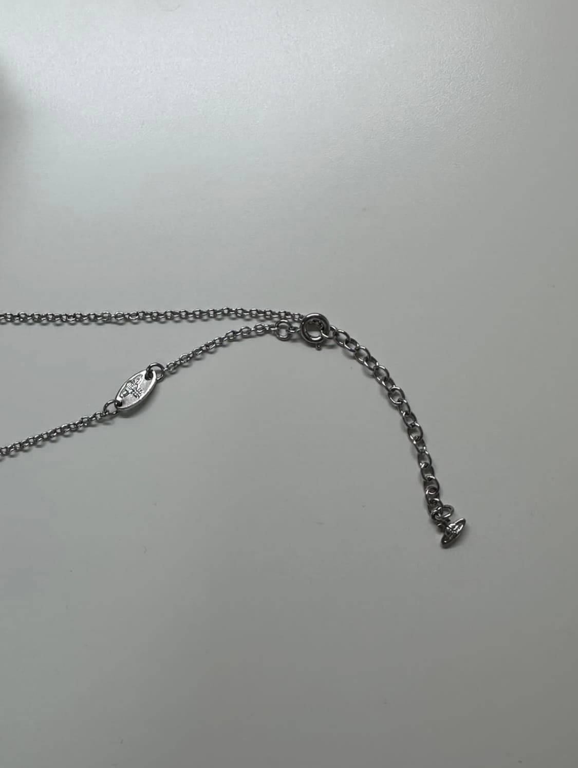 비비안웨스트우드 핑크 크리스탈 리본 3d orb 팬던트 목걸이(새상품) 상품이미지4