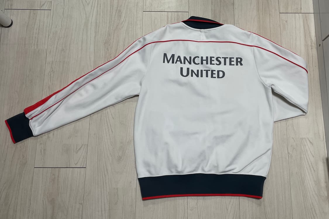 나이키 맨유 트랙탑 화이트 레드 M~L 상품이미지2