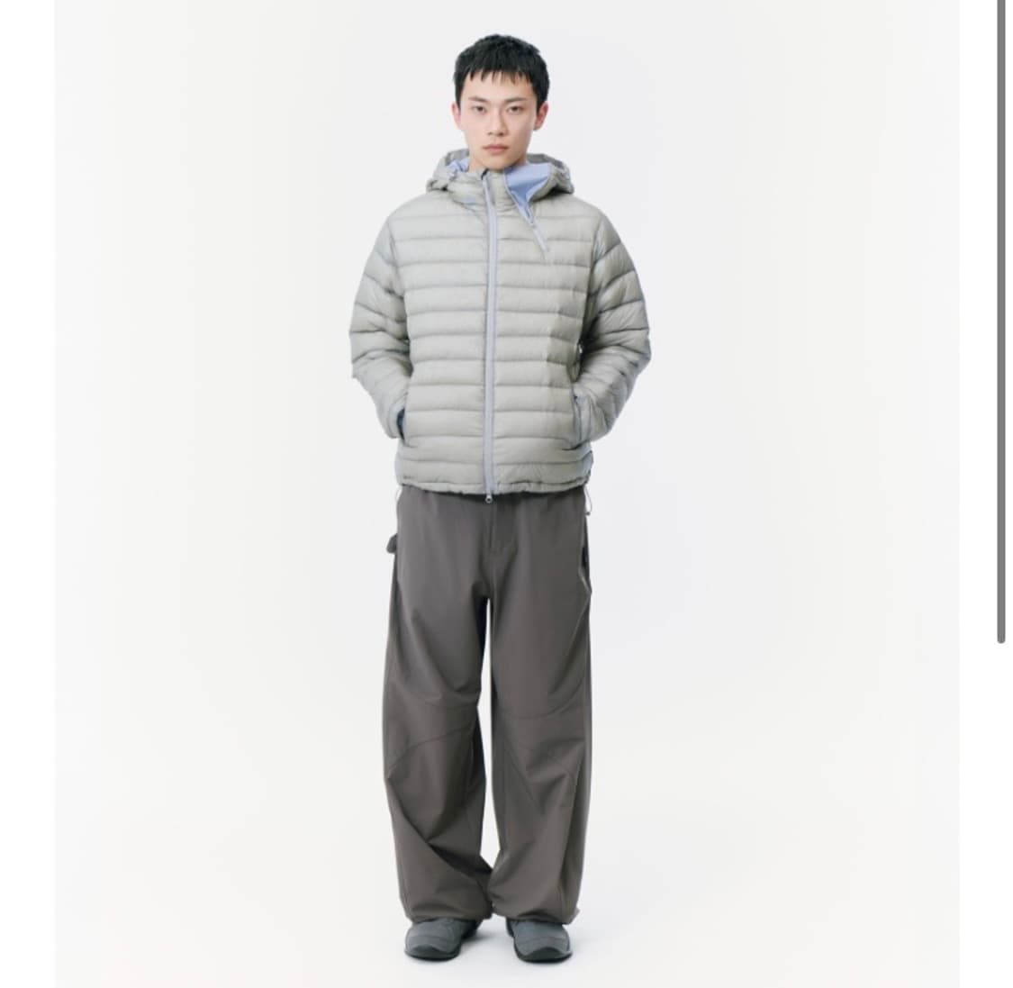 산산기어 사이드 스냅 팬츠 바지 애쉬 브라운 25fw 고프코어 상품이미지2