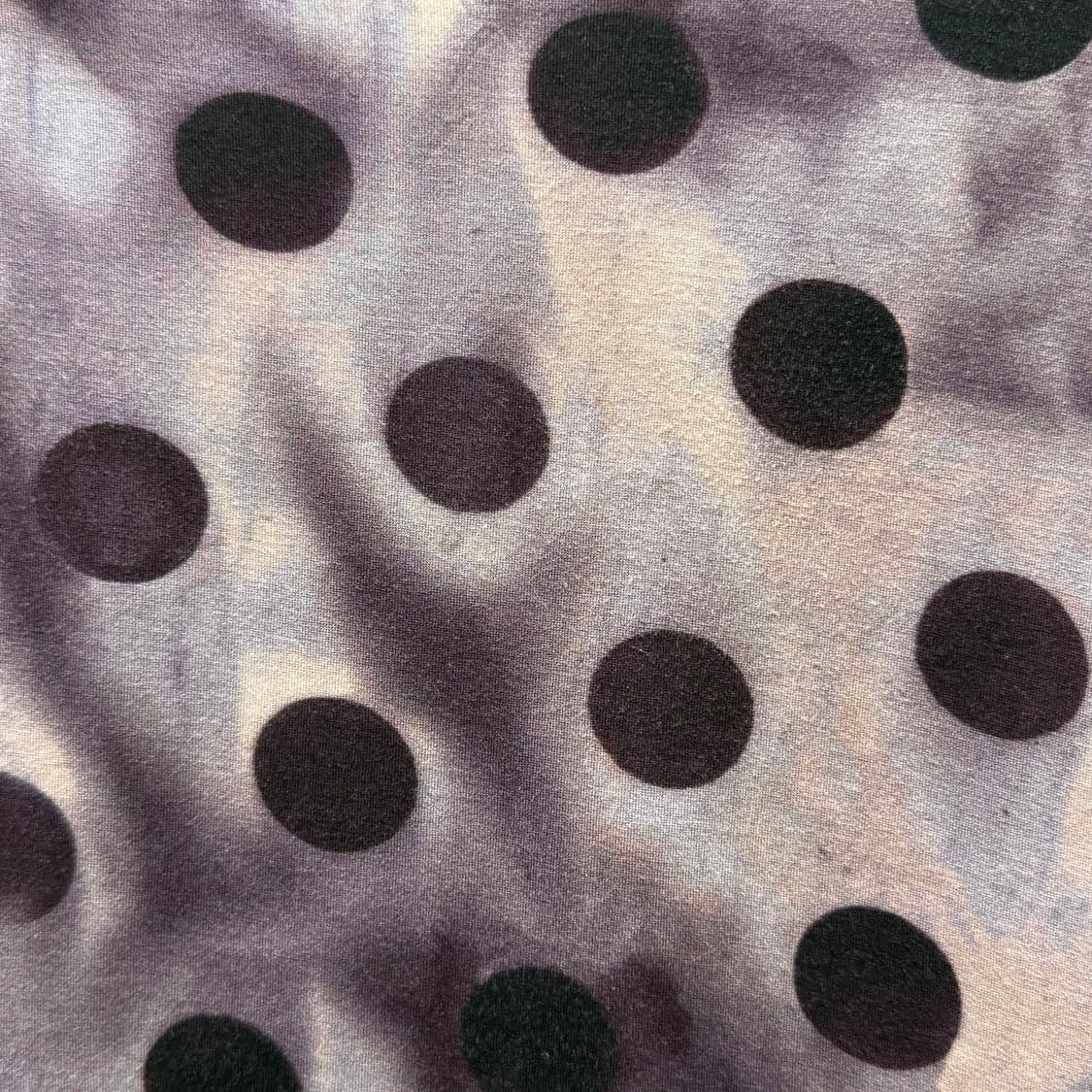 폴스미스 블랙 도트 패턴 반팔 티셔츠 라운드넥 슬림핏 퍼플 그레이 상품이미지6