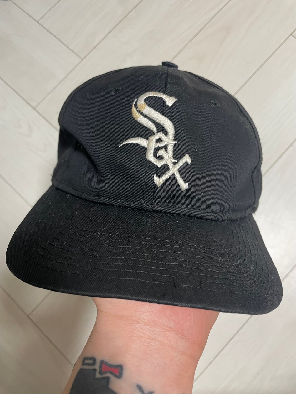 빈티지 90s 화이트 삭스 스냅백 상품이미지1