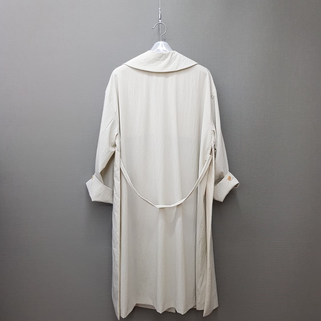 르베이지 2021 나일론 블렌드 트렌치코트 88-94-155사이즈 상품이미지4