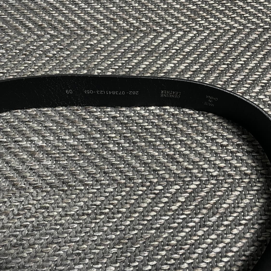 빈티지 미니멀 모던 오벌 버클 레더 가죽 벨트 블랙o 5169 상품이미지2