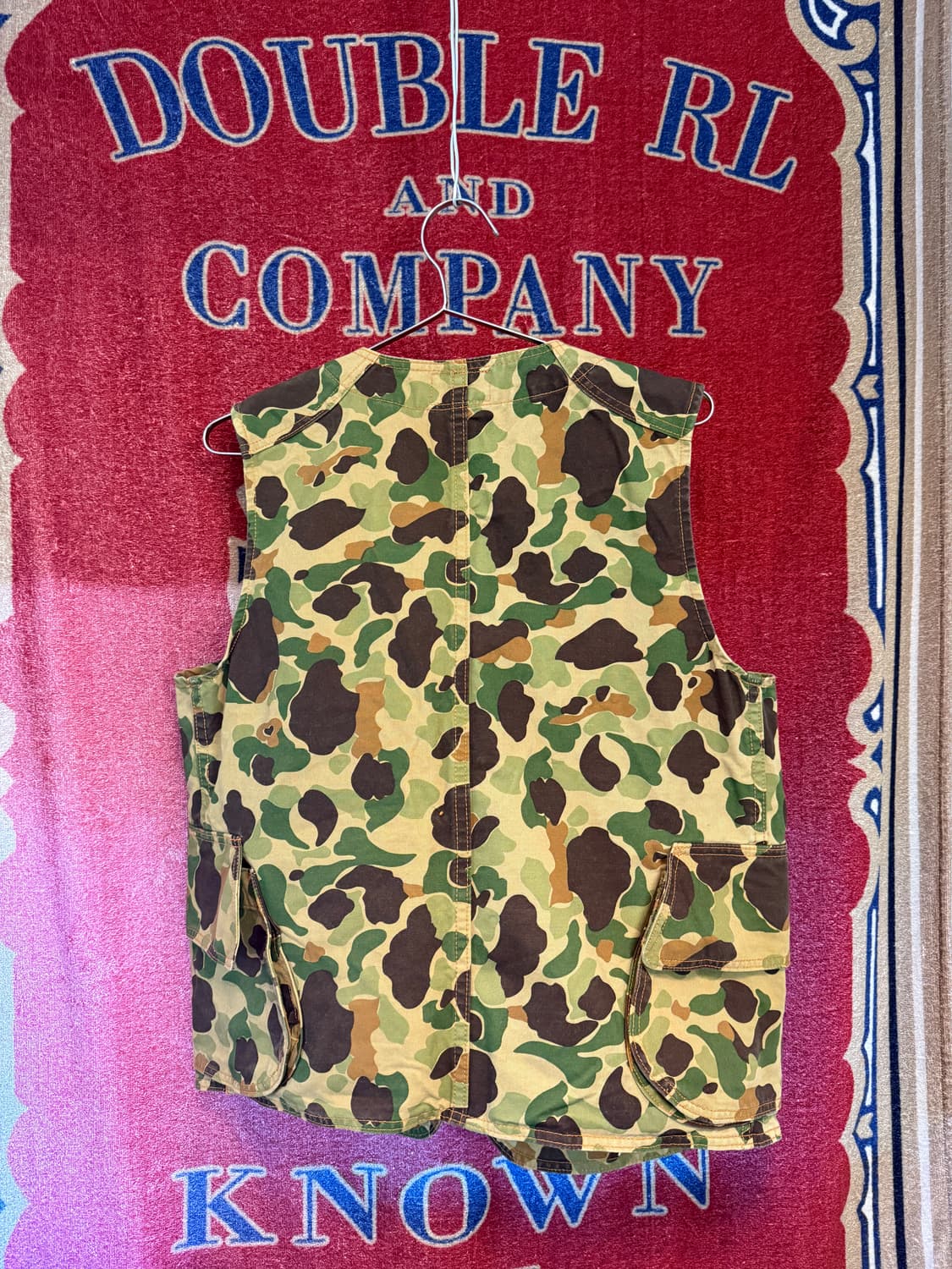 더블알엘 RRL Duck Hunter Camo Vest XL 상품이미지2