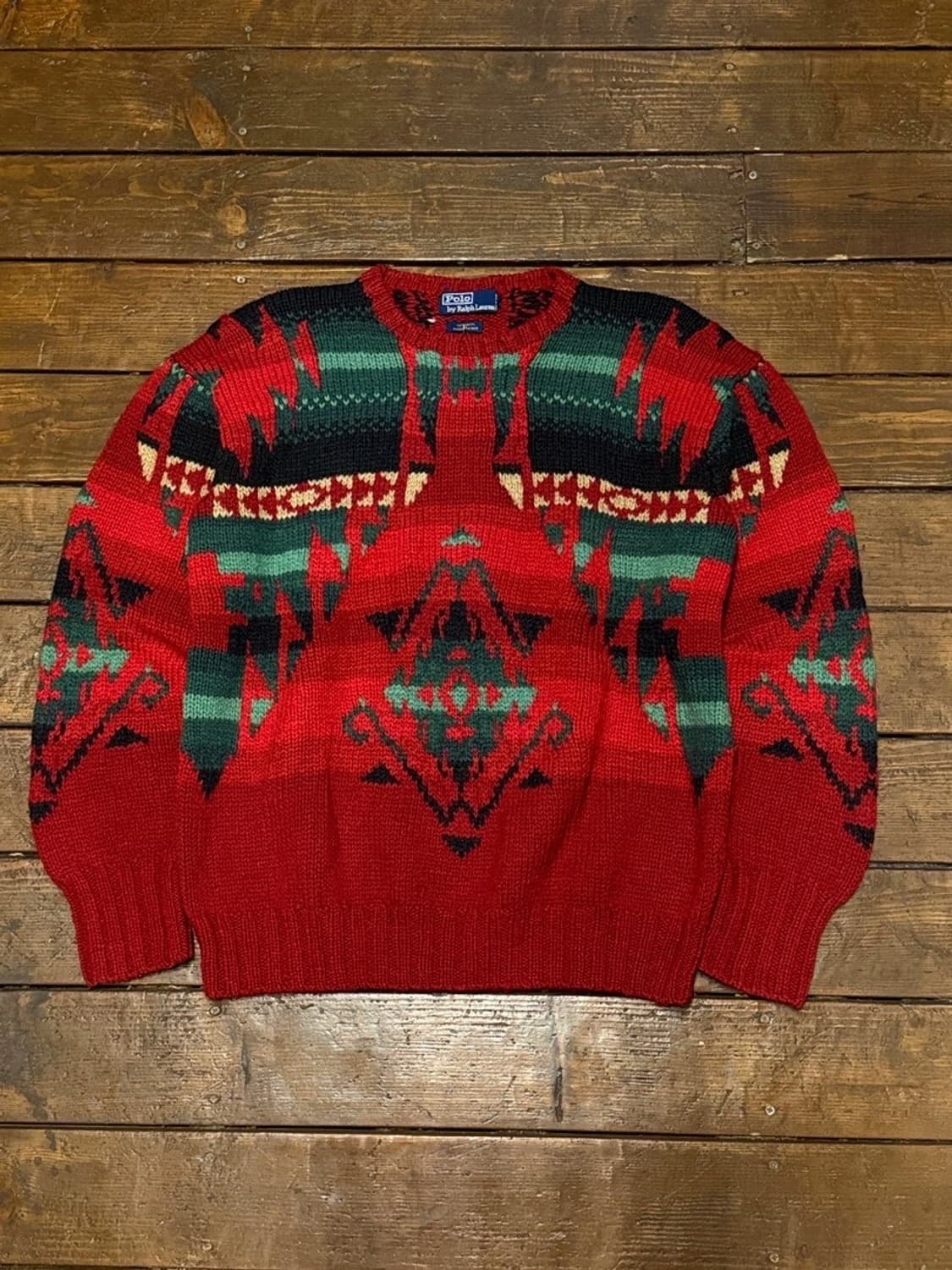 Polo Ralph Lauren 폴로랄프로렌 나바호패턴 울 니트 상품이미지1