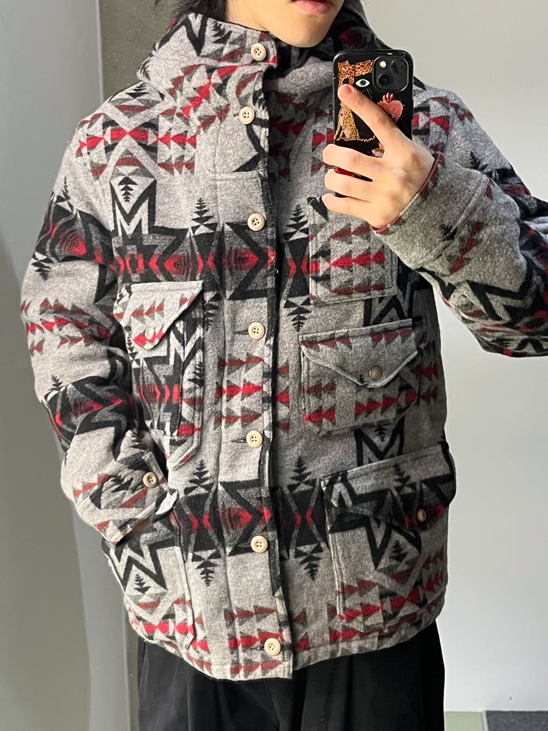 스펙테이터 에스닉 울 후드 코트 상품이미지2