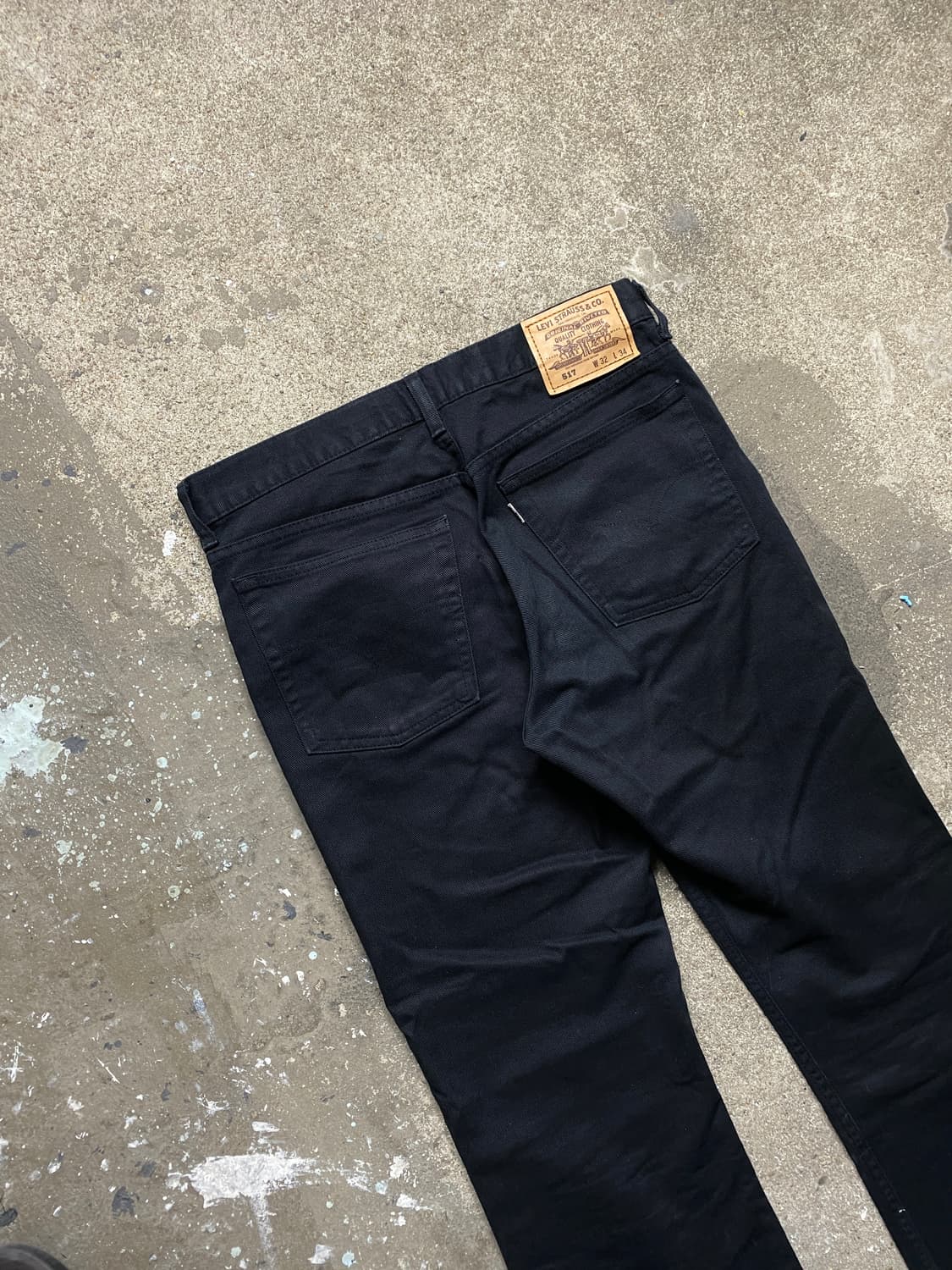 90s 빈티지 리바이스 517 흑청 리바이스 부츠컷 상품이미지4