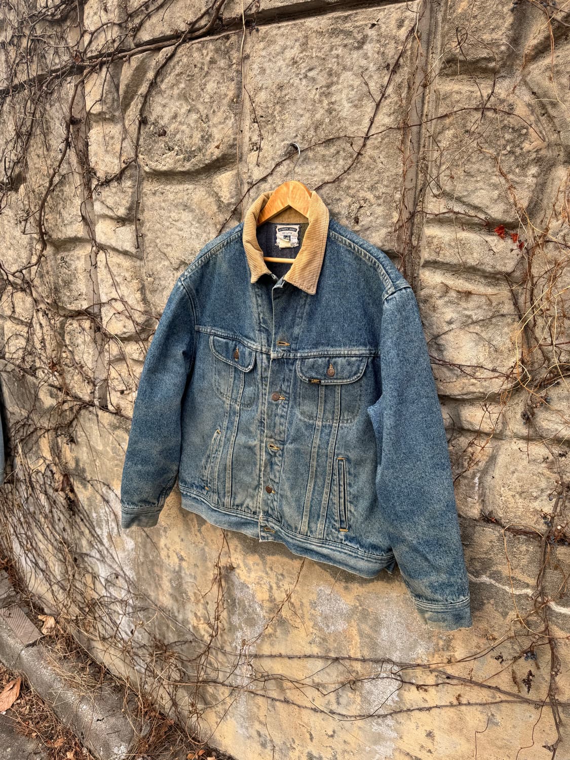 90s lee 빈티지 스톰라이더 블랭킷 안감 웨스턴 데님 자켓 상품이미지3