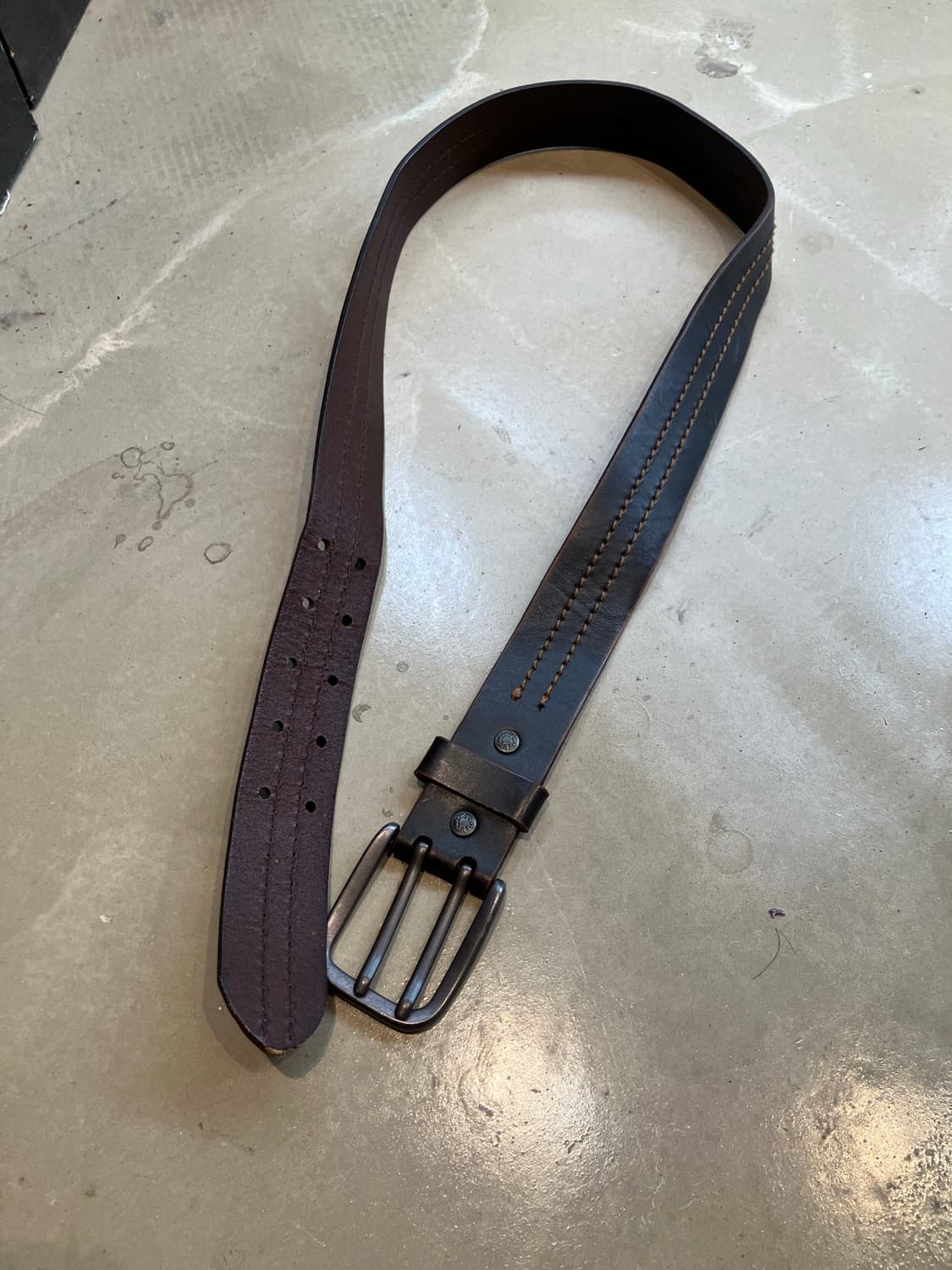 Levi‘s 더블 핀 레더 벨트 상품이미지5