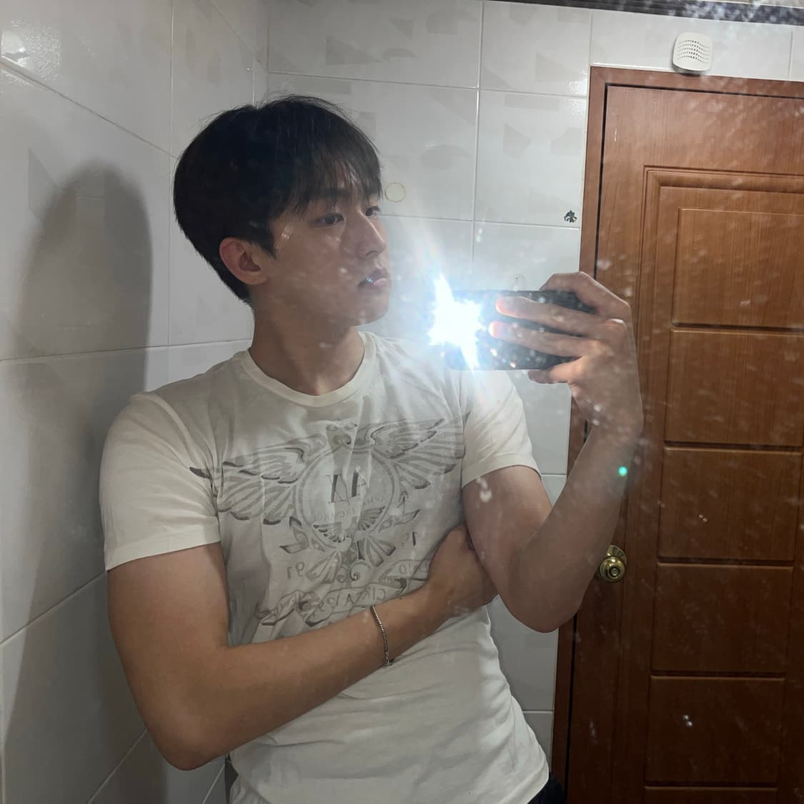 아르마니 익스체인지 이글 자수 프린팅  상품이미지1