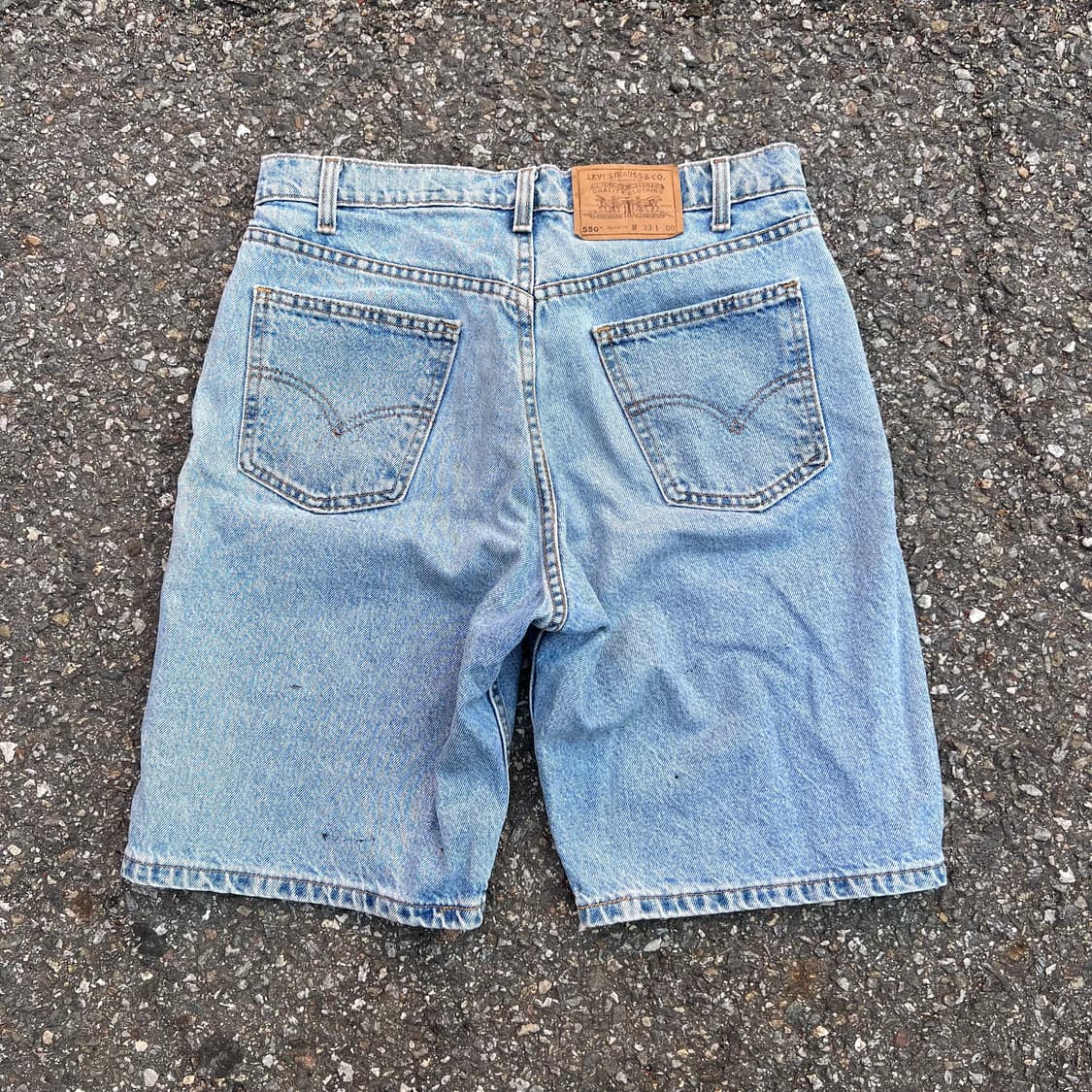 90s (33) USA Levis 550 데님 쇼츠 상품이미지7