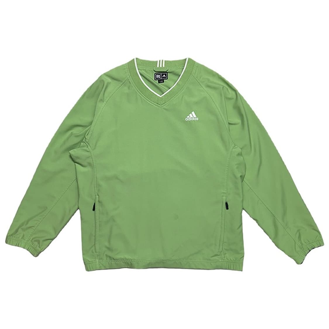 ADIDAS 골프 웜업 바람막이 맨투맨 그린 L 상품이미지1