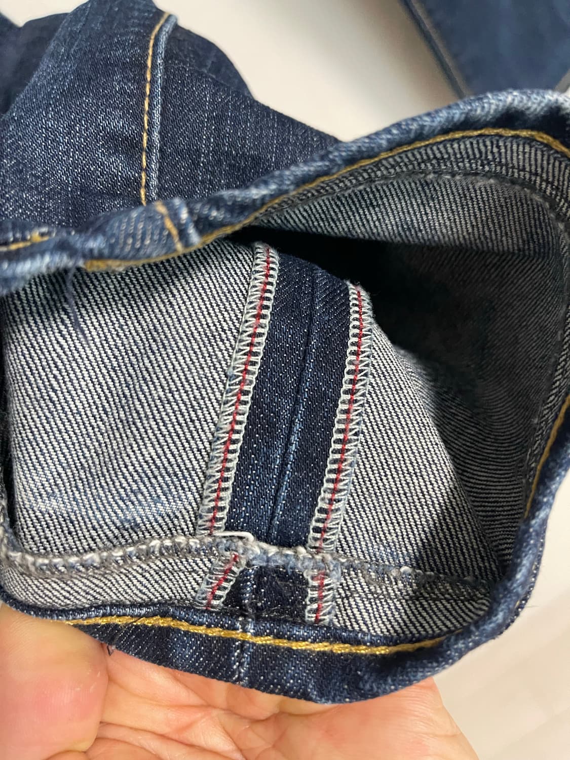 폴로 랄프로렌 설리반 슬림 셀비지 데님 청바지 34/34(기장 수선) 상품이미지3