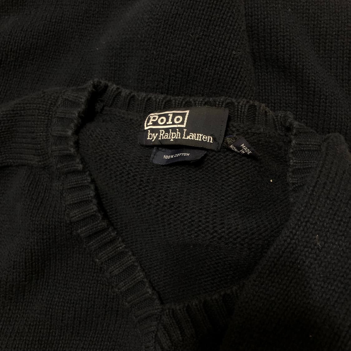 폴로 네이비 아방 니트 M 상품이미지2