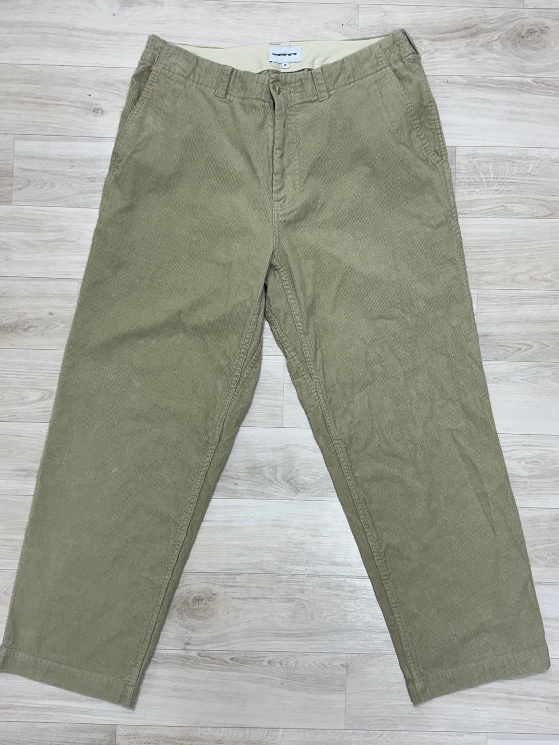 [에스피오나지] Corduroy Officer Pants Beige 상품이미지5