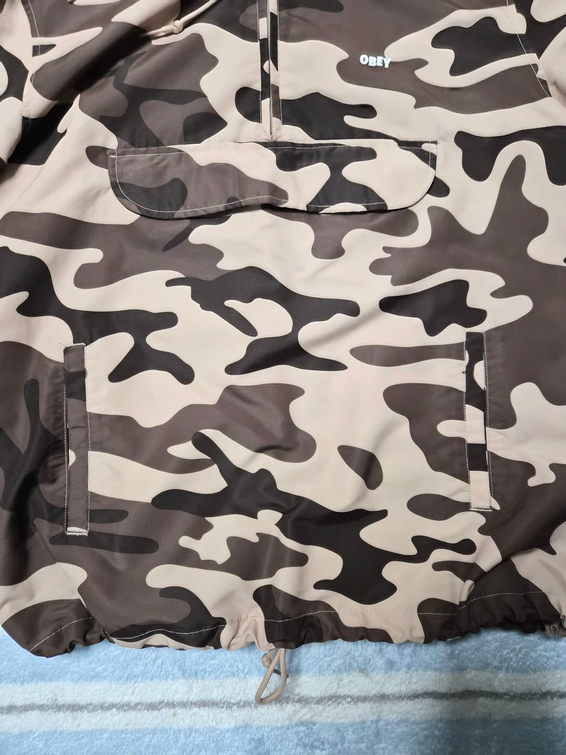 오베이 obey 카모 패치 아노락 L 상품이미지4