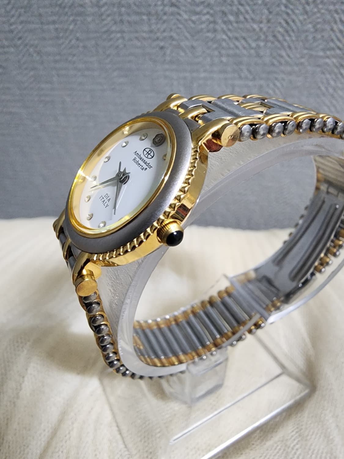 앰버서더 로베르타  골드 콤비 여성시계 상품이미지3