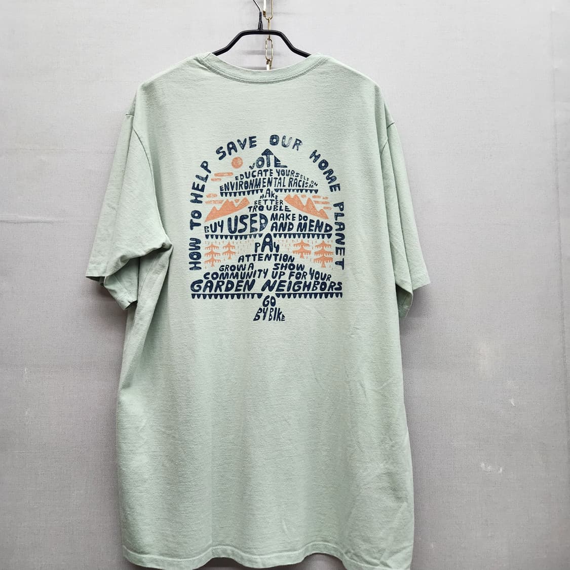 파타고니아 백 빅로고 반팔티 L(L~XL) 상품이미지4