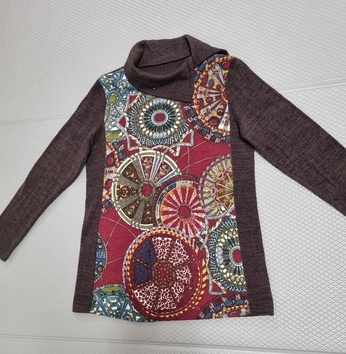 Eclair by hui 기모 니트 티셔츠 상품이미지2