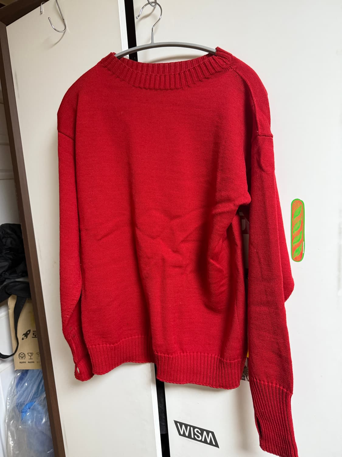 안데르센 안데르센 빨간 니트 M 9만5천원 상품이미지3