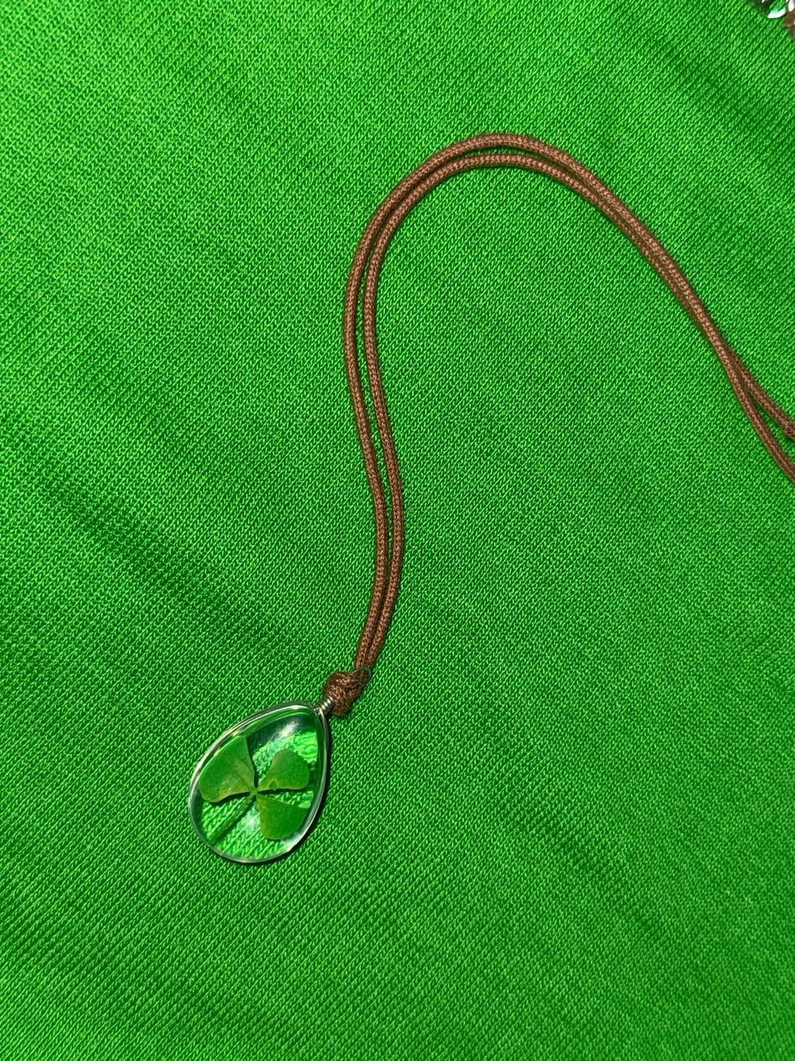 three-leaf clover necklace ☘️ 상품이미지2