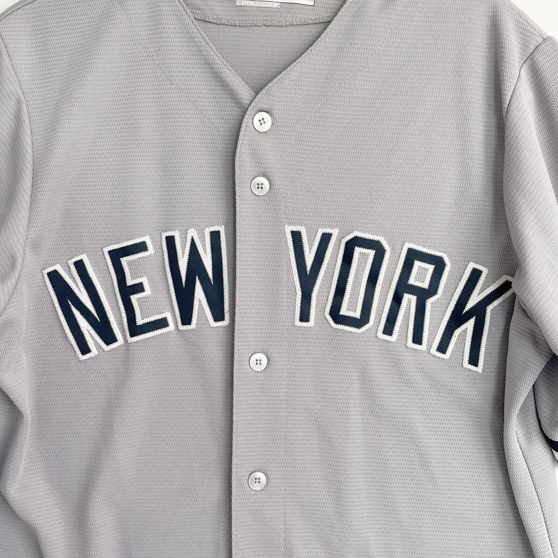 F1 마제스틱 Majestic 뉴욕 양키스 그레이 베이스볼 져지 M사이즈 상품이미지4