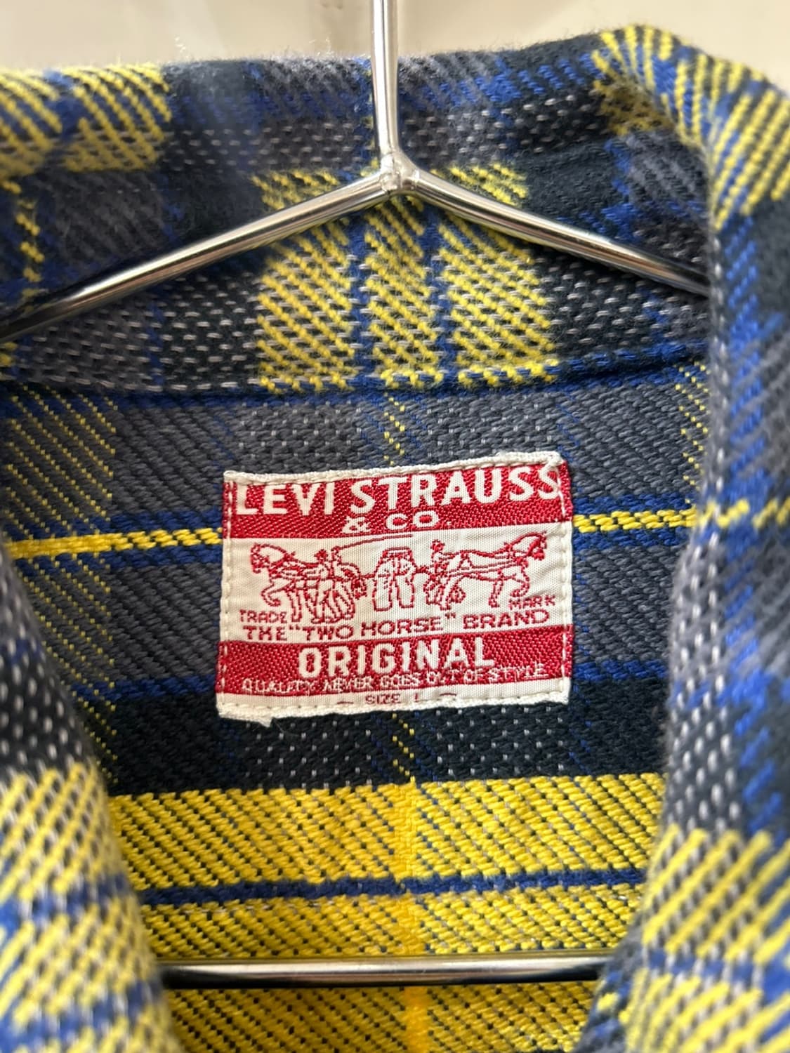 리바이스 오리지널 체크 셔츠 상품이미지4