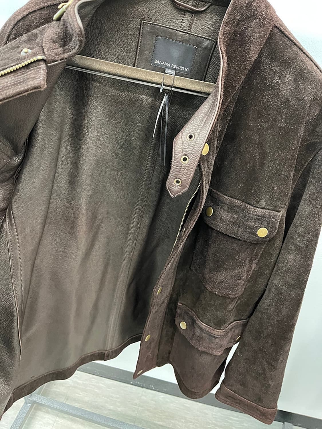 110) 바나나리퍼블릭 신형 스웨이드 필드자켓 상품이미지10