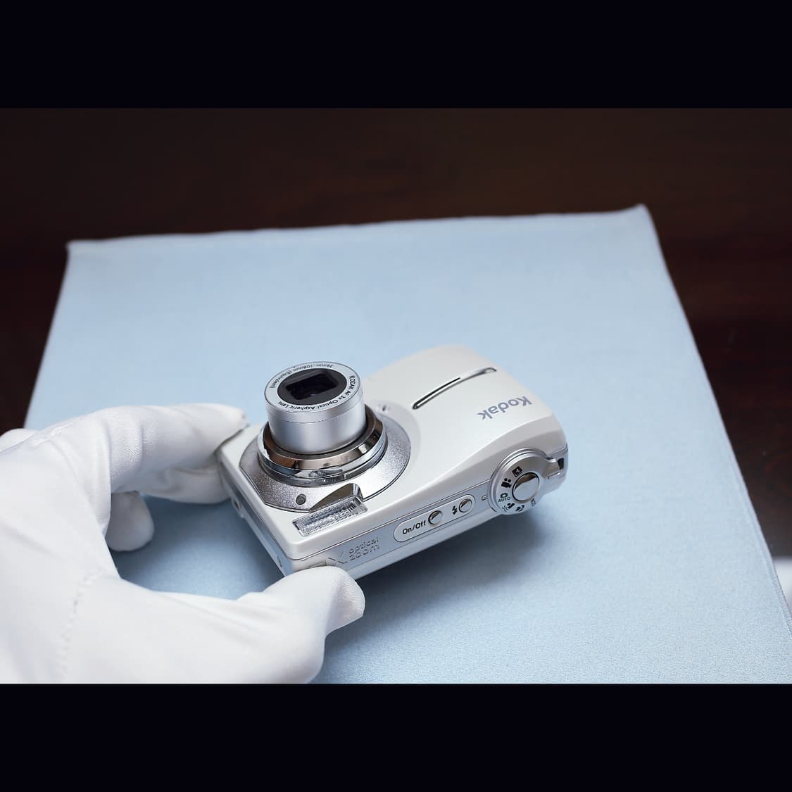 레어<준 민트급><카리나>코닥 C713 펄 화이트 빈티지 디카 상품이미지6