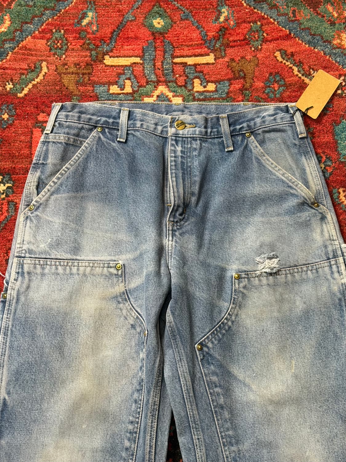 OG 칼하트 데님 더블니 칼하트 B73 썩블니 상품이미지6