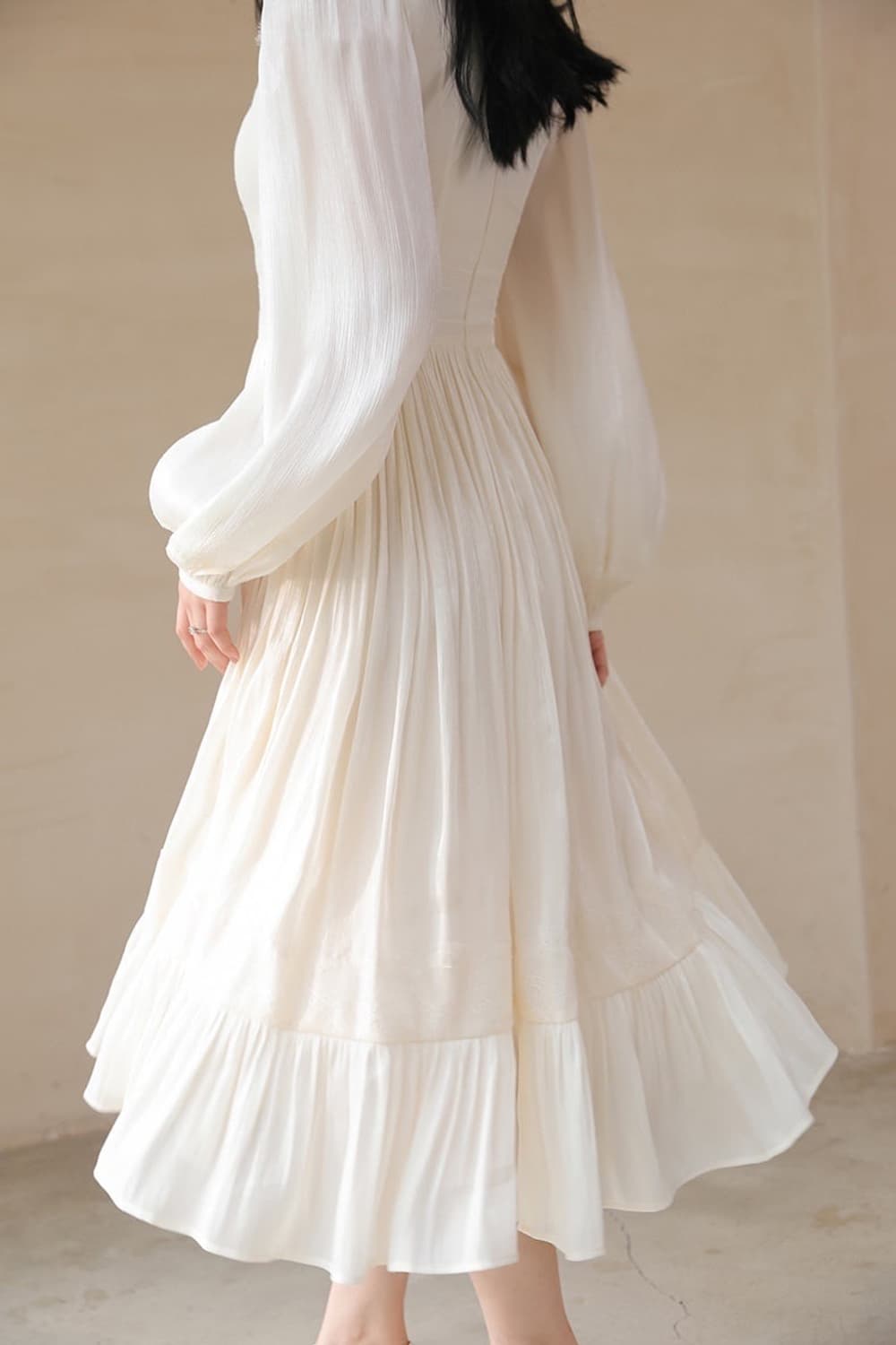 S사이즈) 신스덴 앙쥬 레이스 롱원피스 브라이덜샤워 셀프웨딩스냅 상품이미지5