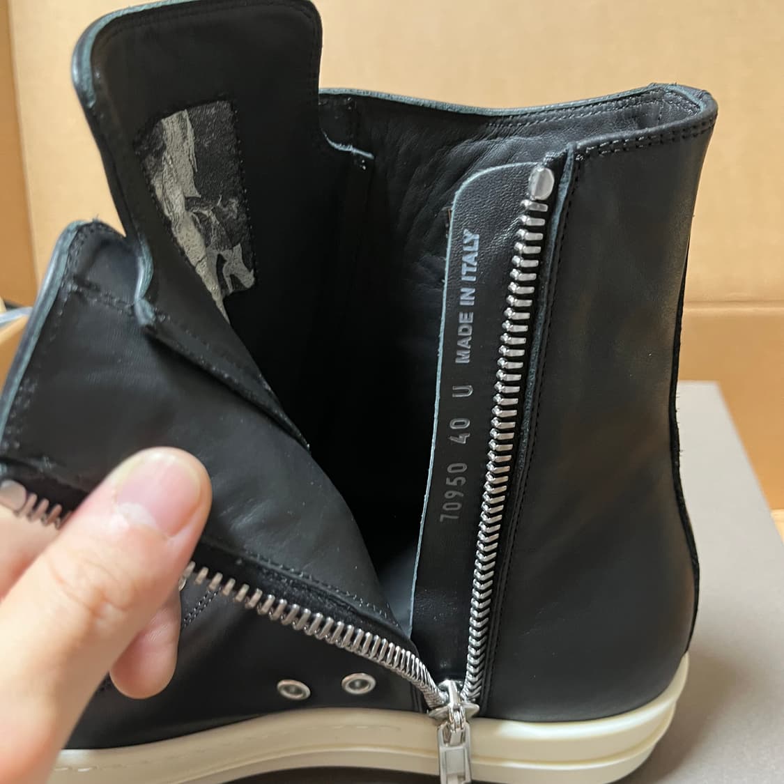 25F/W Rick Owens Ramones High LCO 상품이미지5