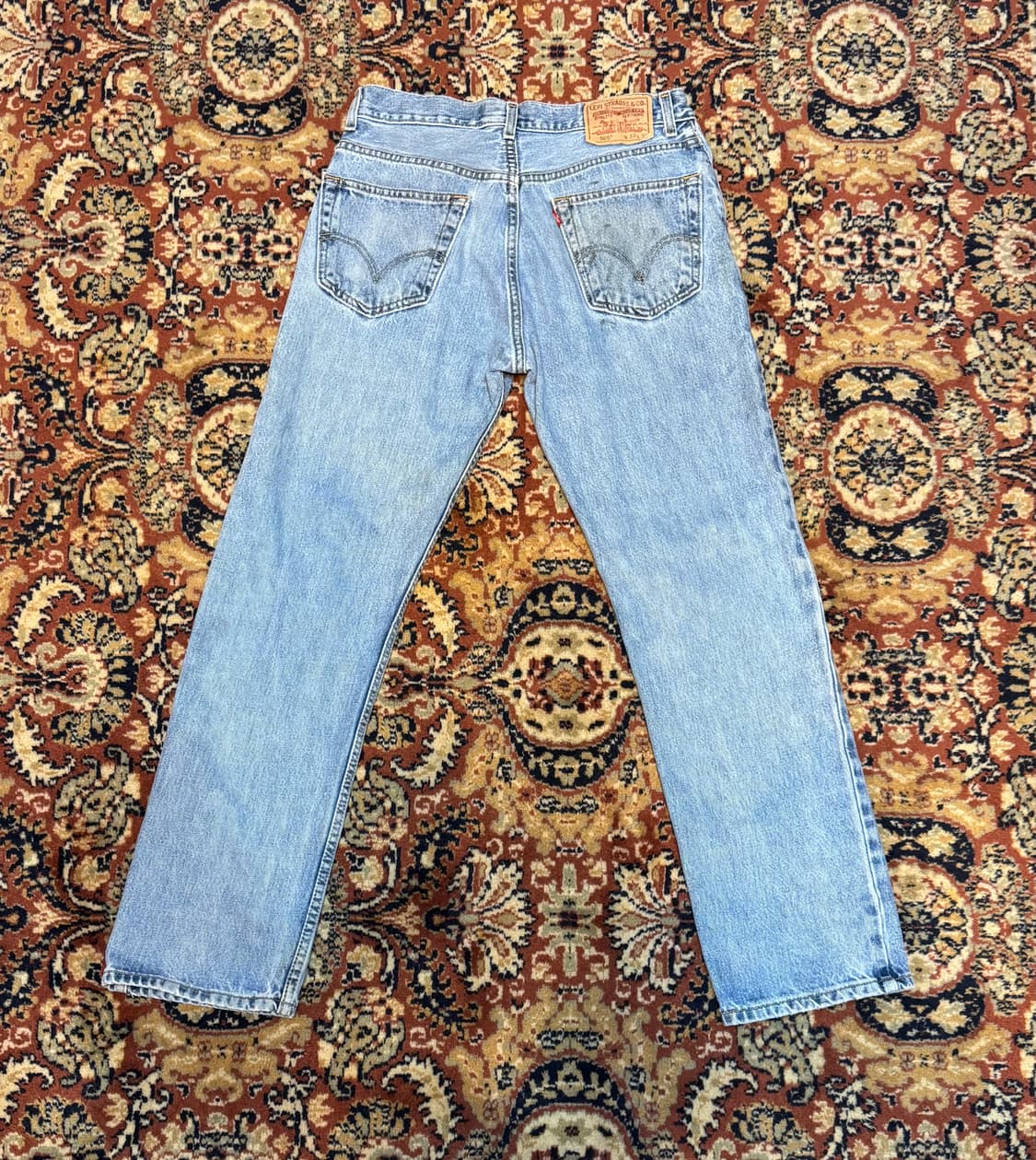 90s 빈티지 리바이스 505 데님 팬츠 32(31~32)(524) 상품이미지2