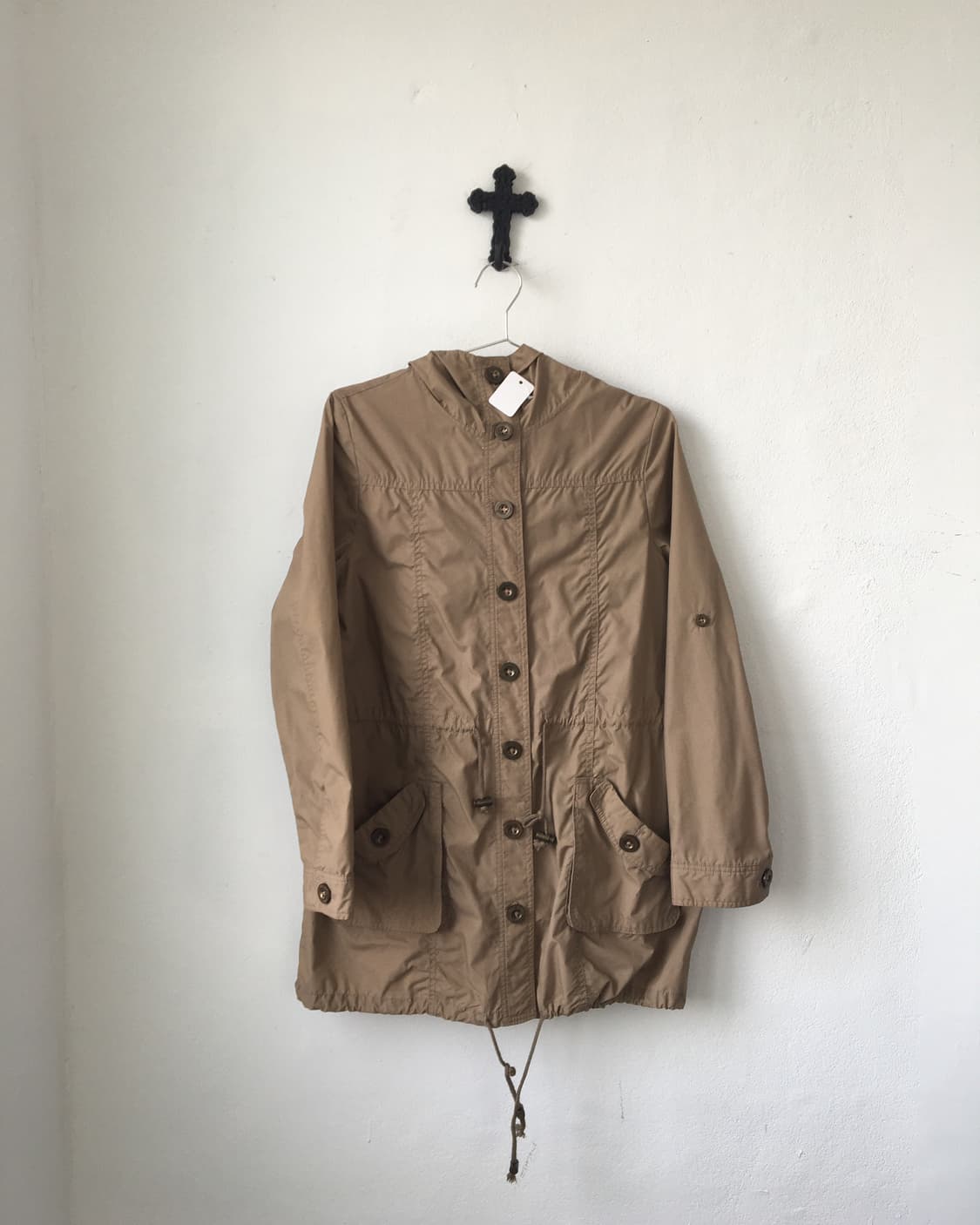 High neck hood cotton jacket 상품이미지2