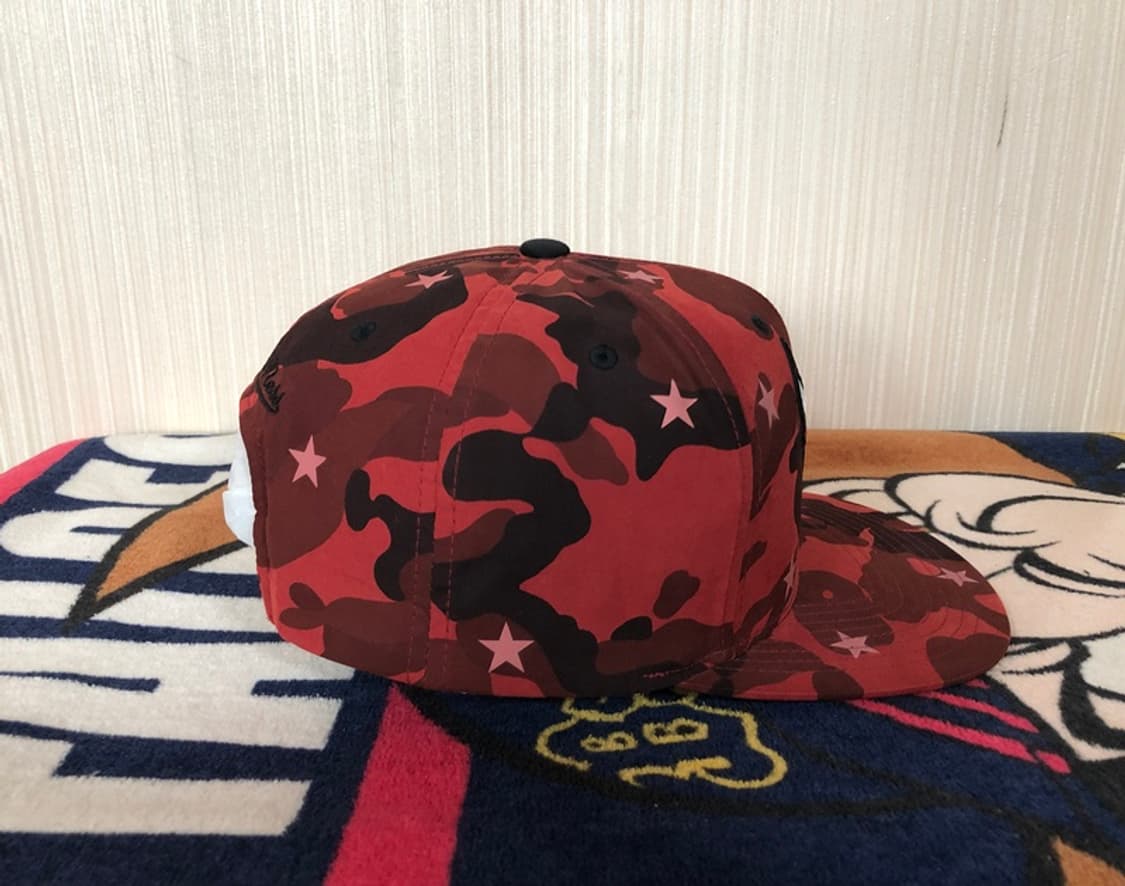 NBA 미첼앤네스 시카고불스 레드카모 스냅백/모자 상품이미지7