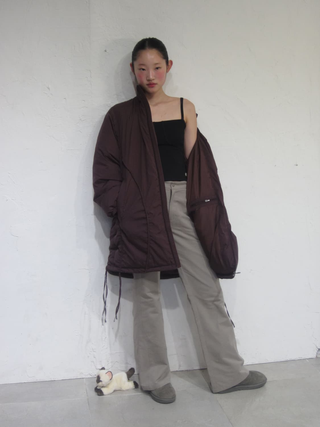 suu 부츠컷 팬츠 웜 베이지 2 상품이미지2