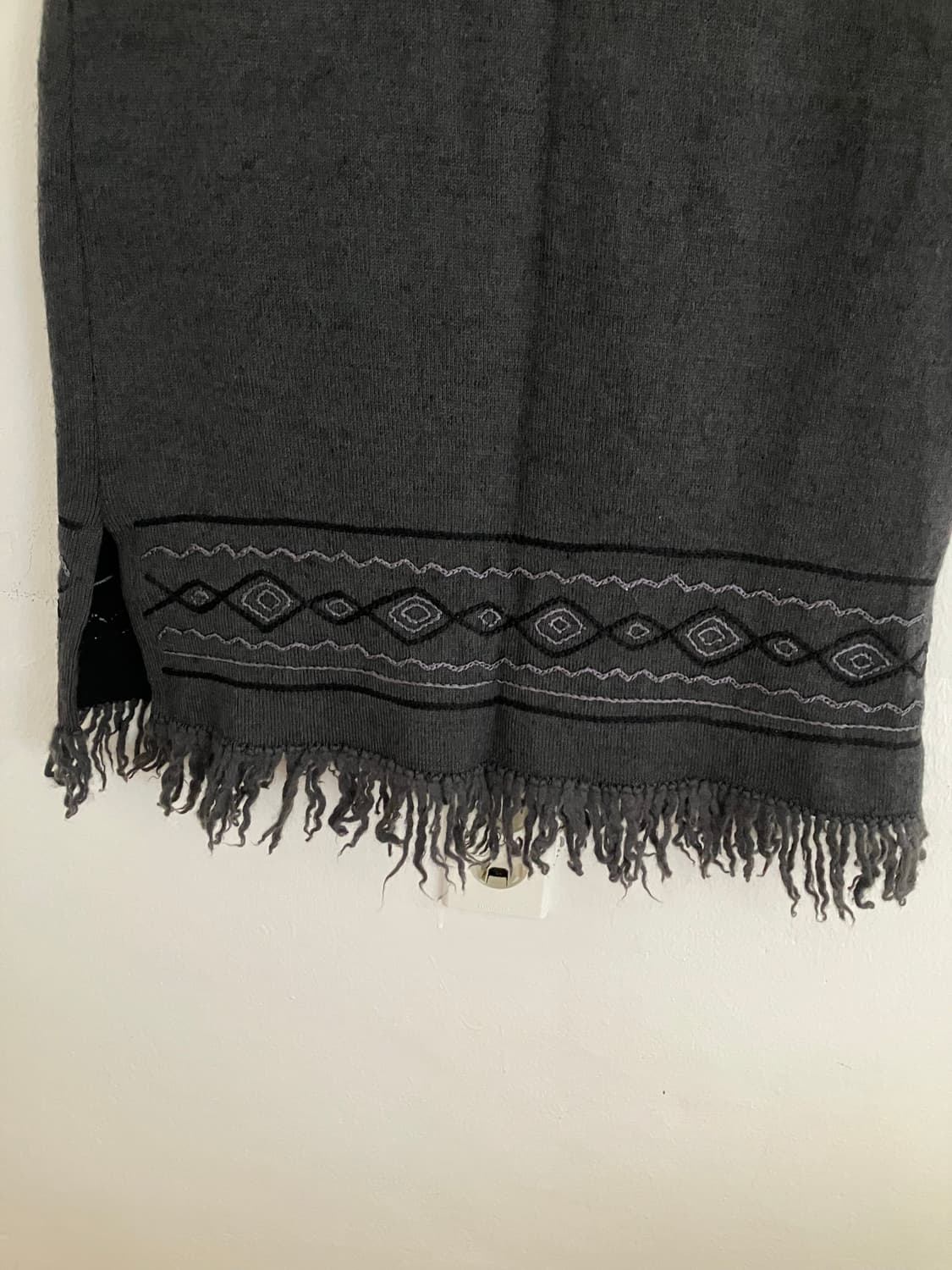 차콜 롱스커트 상품이미지4