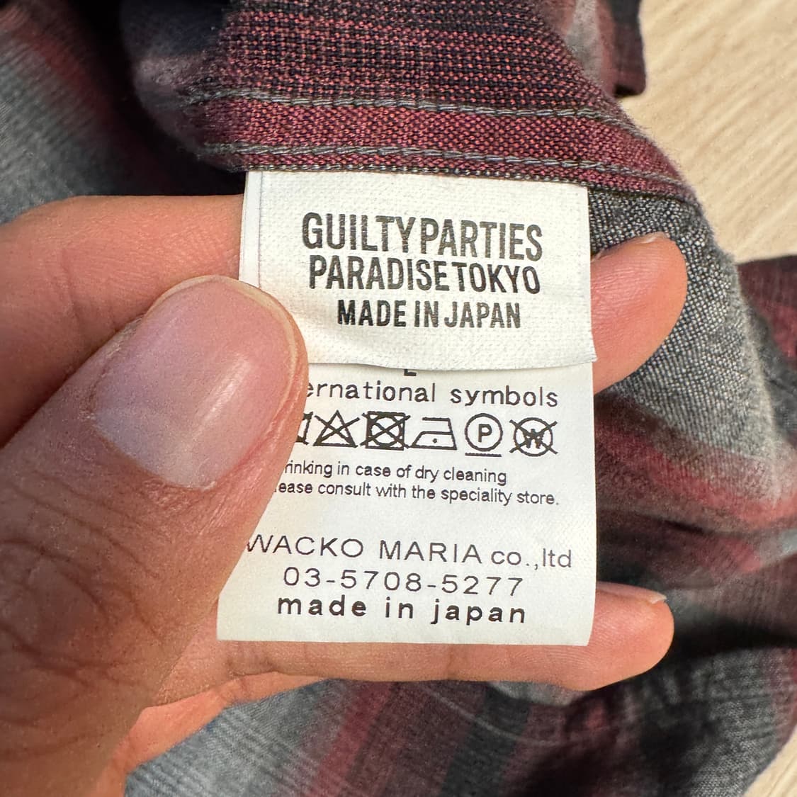 와코마리아 레이온 셔츠 L (캐피탈 슈프림 스투시 휴먼메이드) 상품이미지5