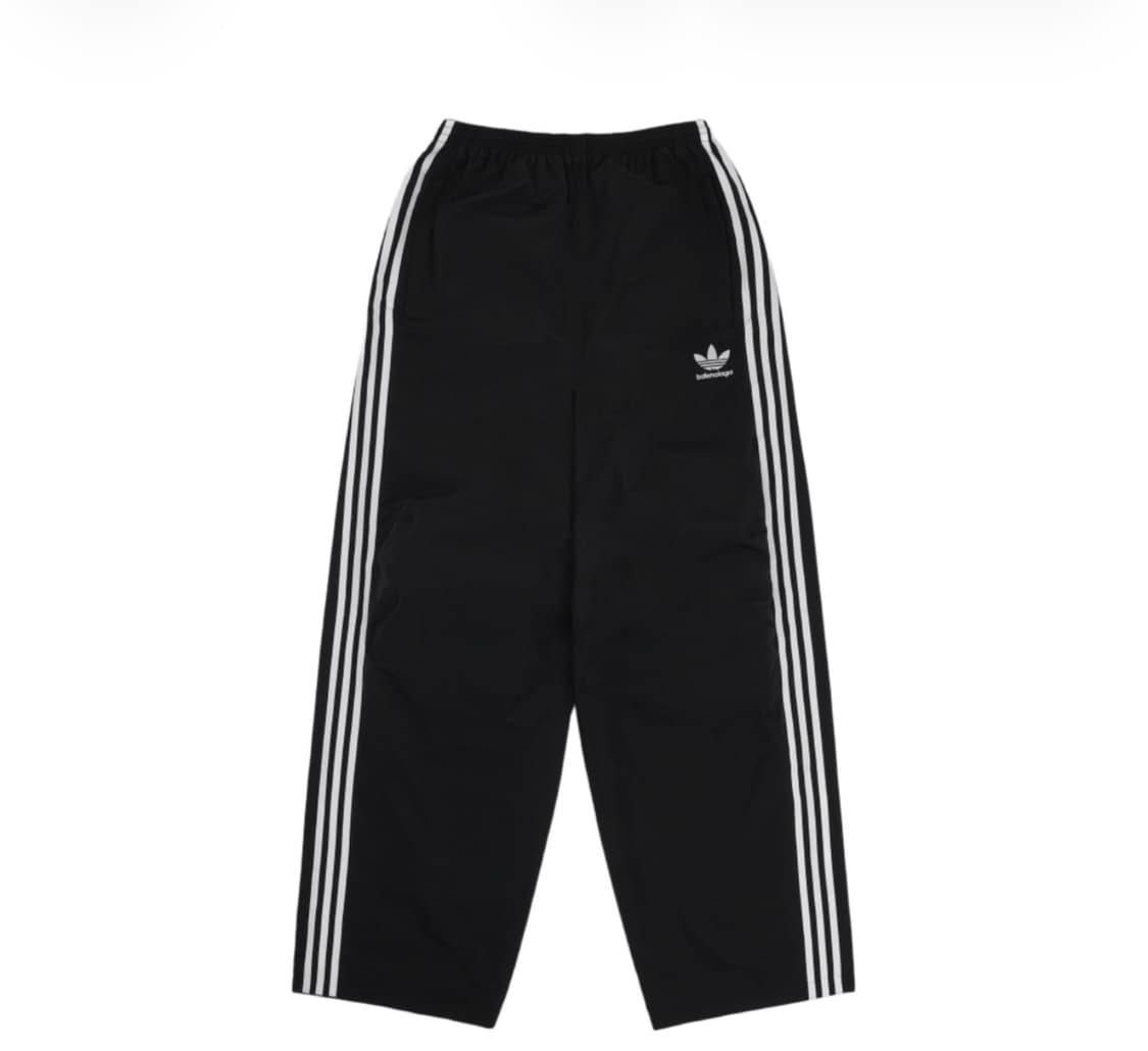 [XS] 발렌시아가 아디다스 포플린 트랙팬츠 스티치 블랙 상품이미지1