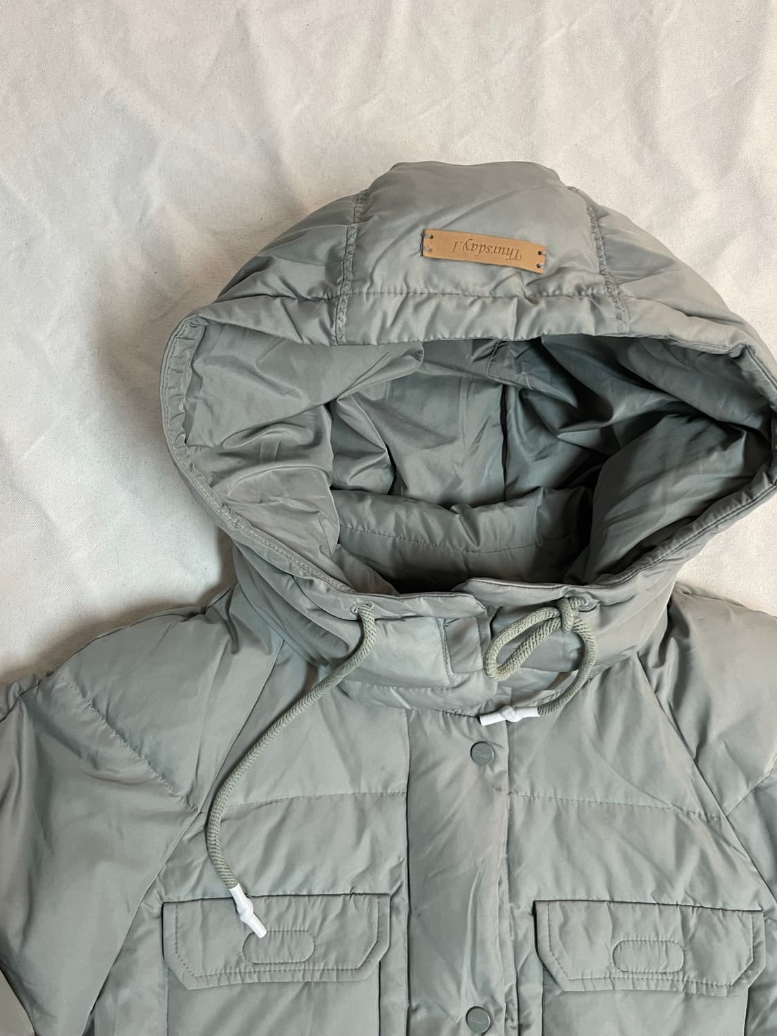 써스데이 아일랜드 롱패딩  상품이미지3