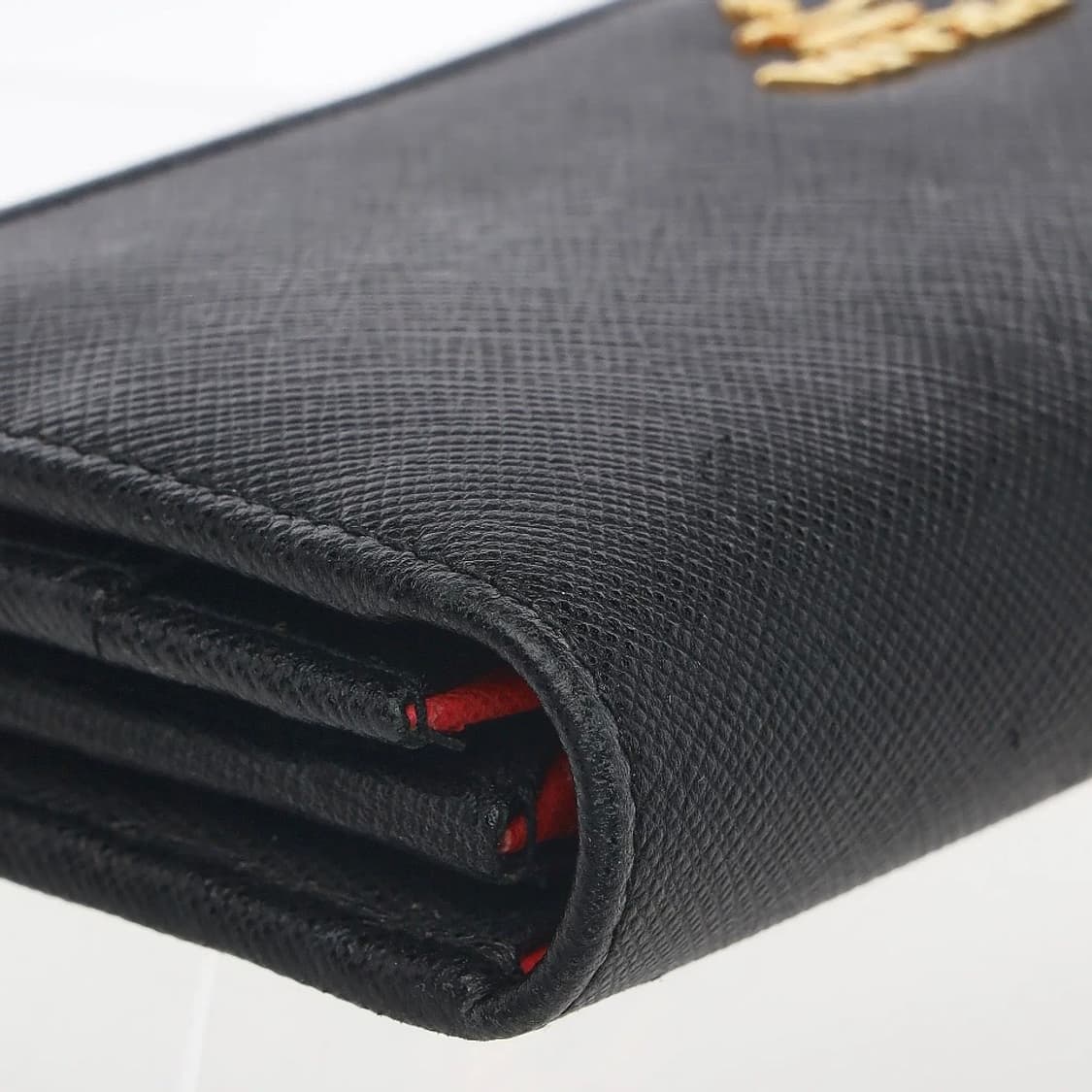 프라다 사피아노 메탈로고 카프스킨 장지갑 상품이미지6