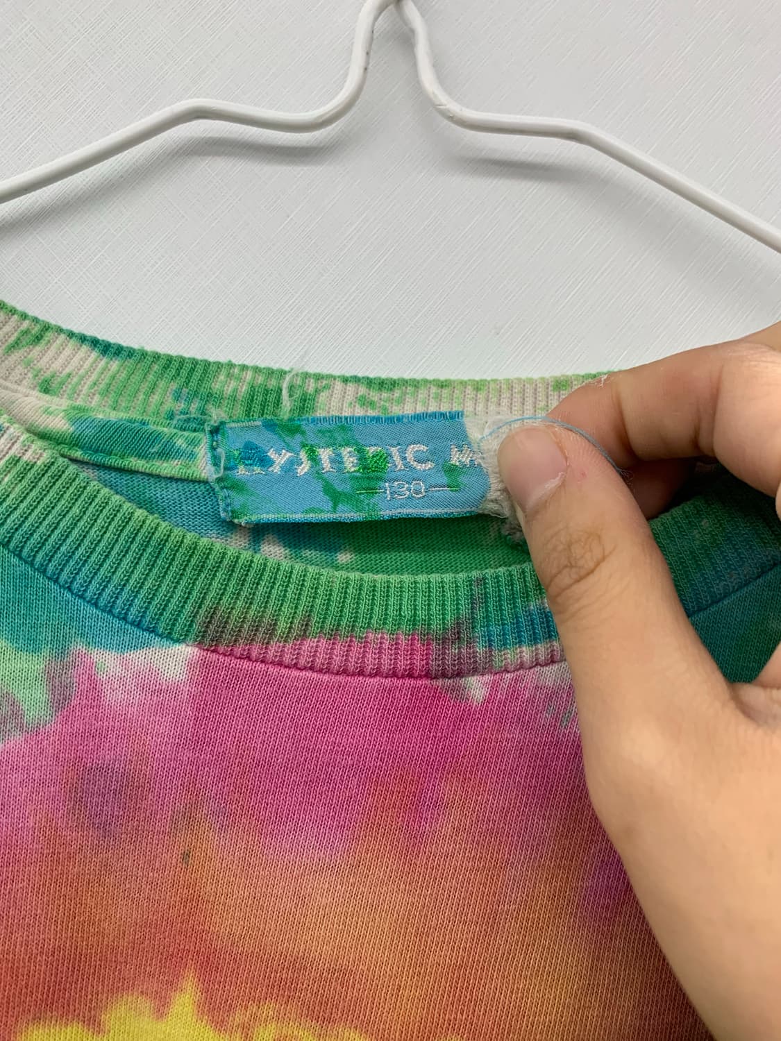 히스테릭글래머 타이다이 크롭 티셔츠 상품이미지5